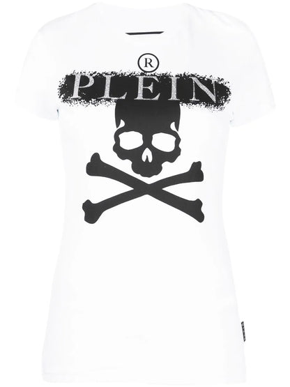 Skull-Print Short-Sleeve T-Shirt