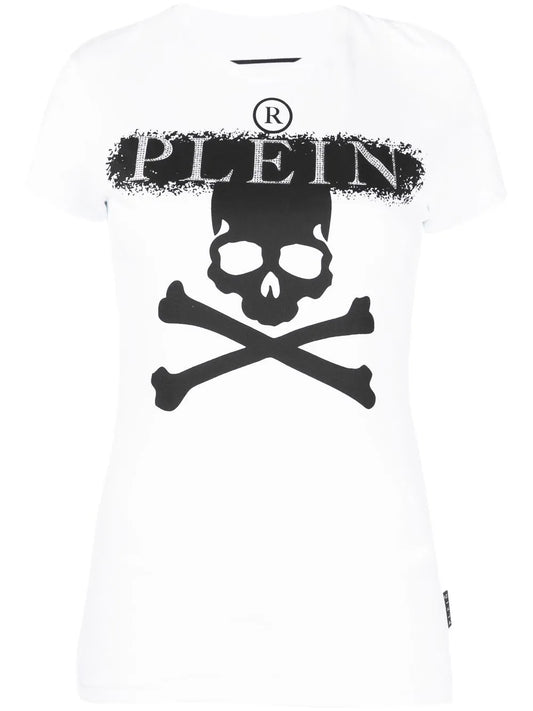 Skull-Print Short-Sleeve T-Shirt