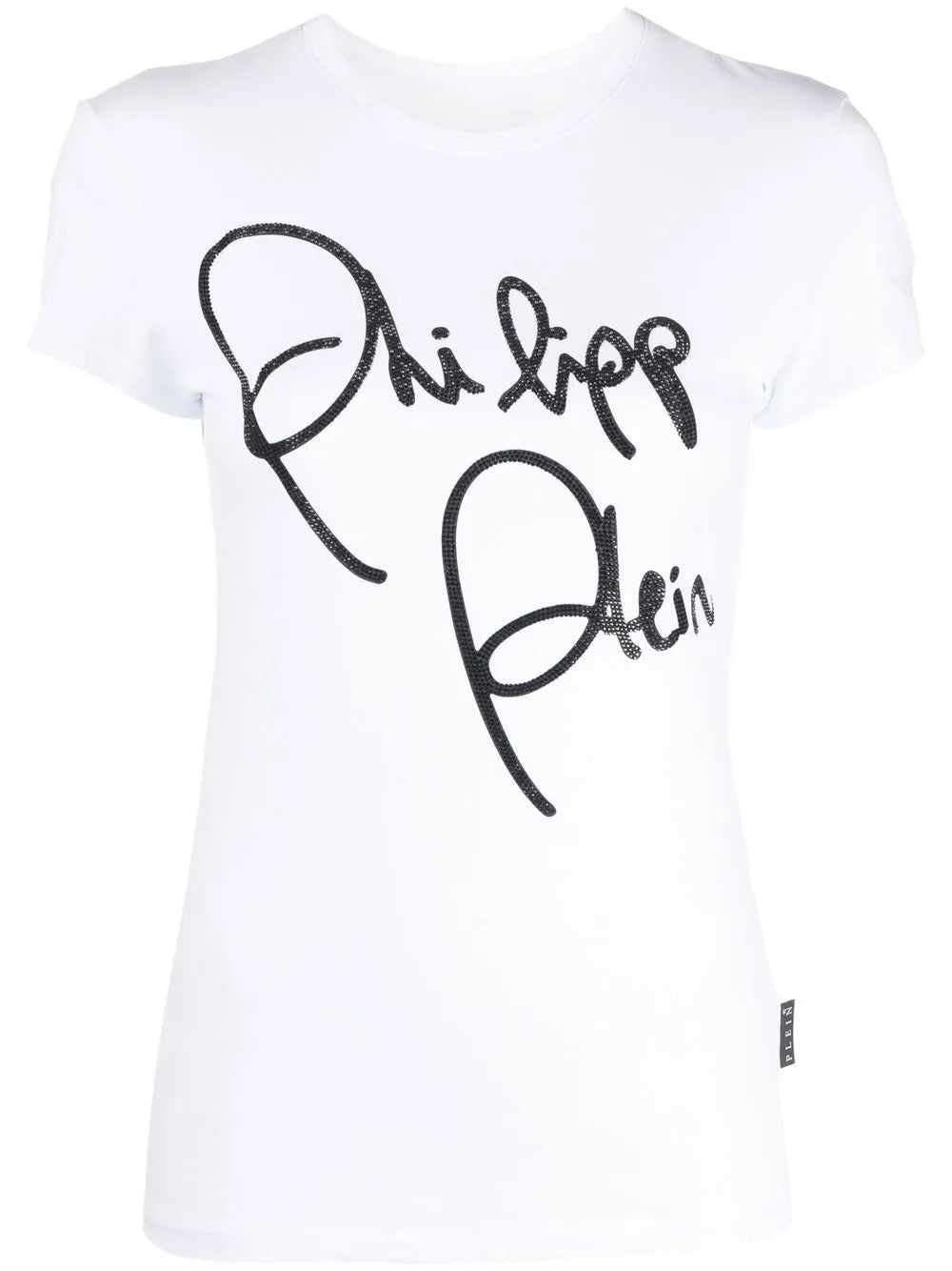 Crystal-Embellished Script T-Shirt