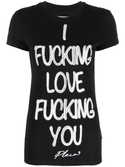 Slogan-Print T-Shirt