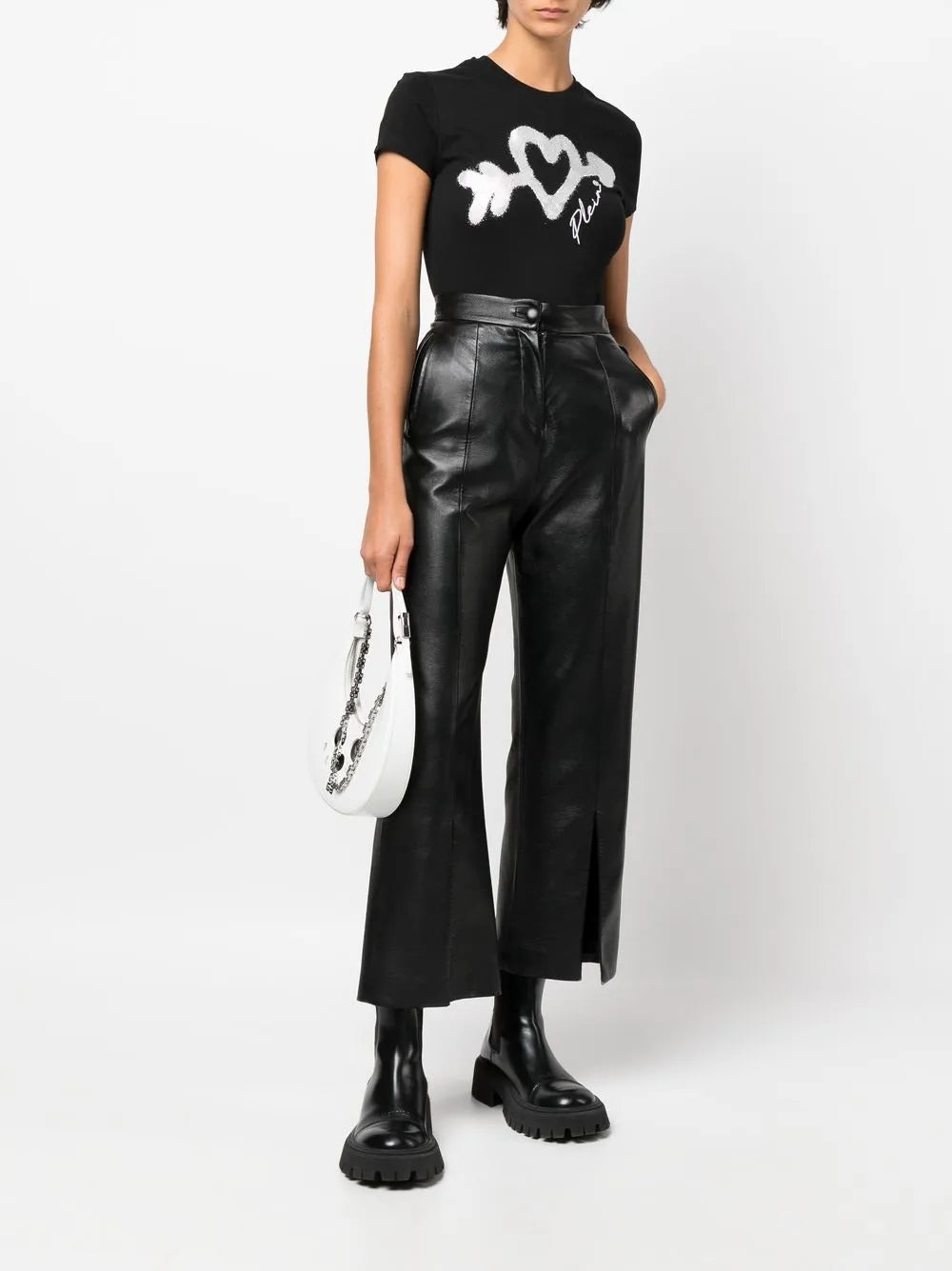 Crystal-Embellished Logo T-Shirt