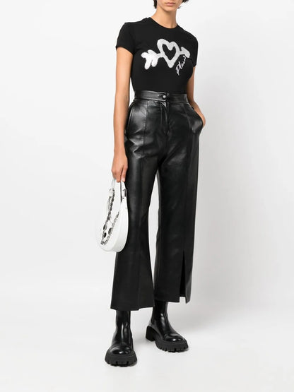 Crystal-Embellished Logo T-Shirt
