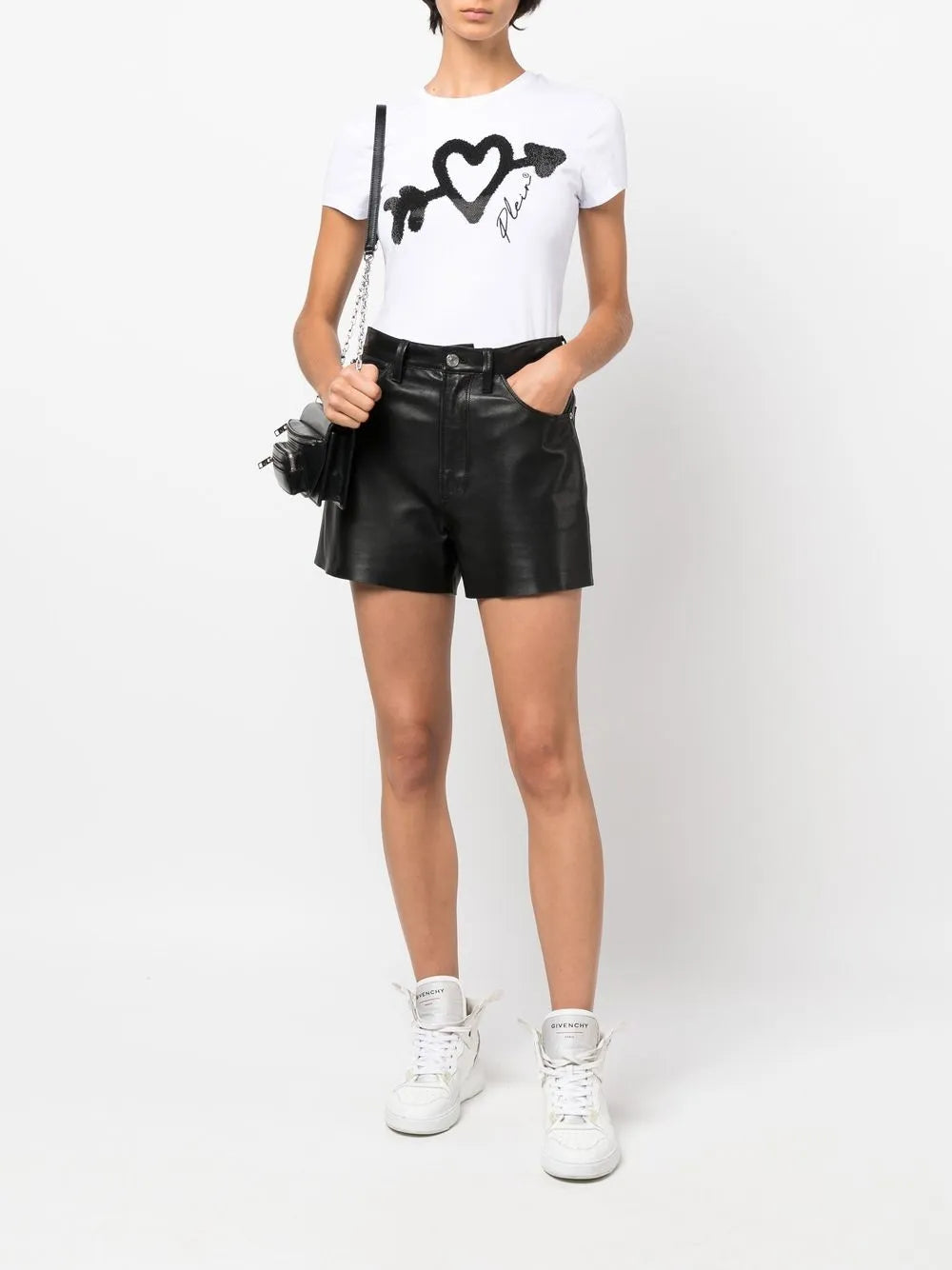 Crystal-Embellished Logo T-Shirt