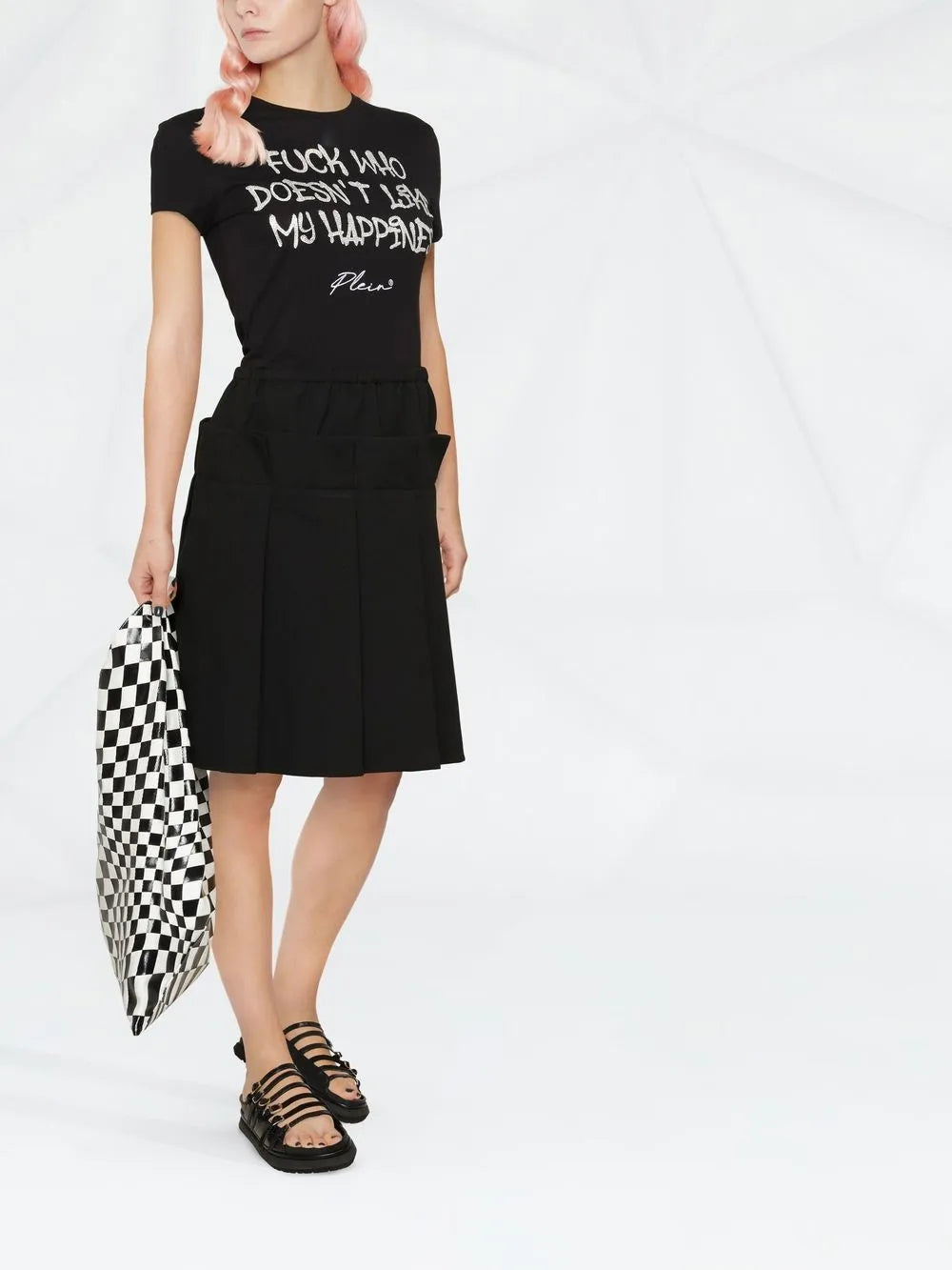 Sexy Pure Rhinestone-Embellished T-Shirt