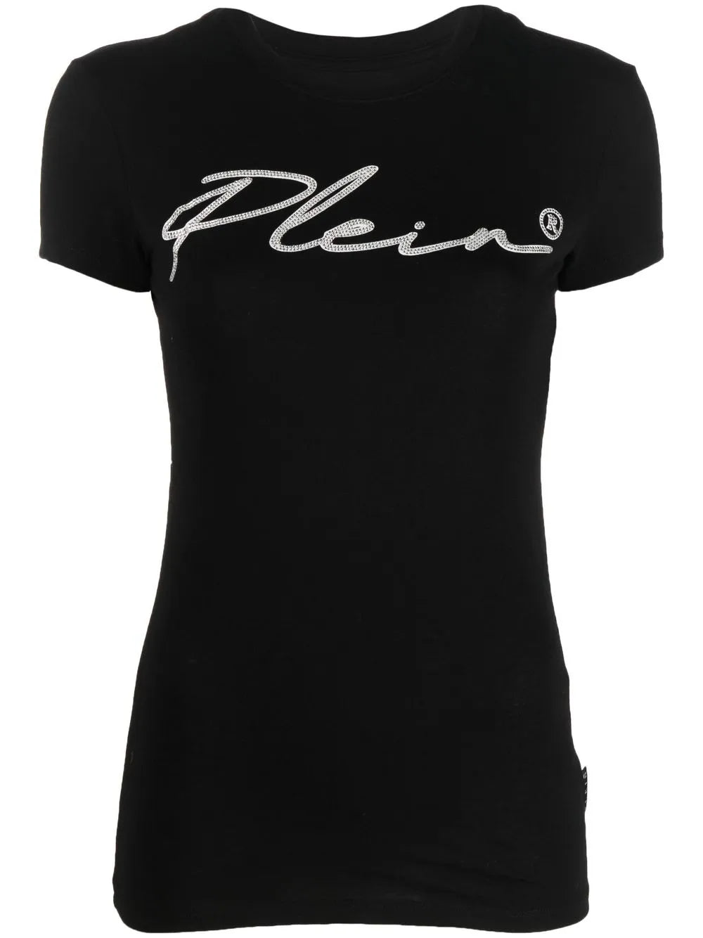 Crystal-Embellished Logo Cotton T-Shirt