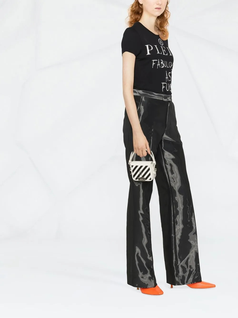 Sexy Pure Rhinestone-Embellished T-Shirt