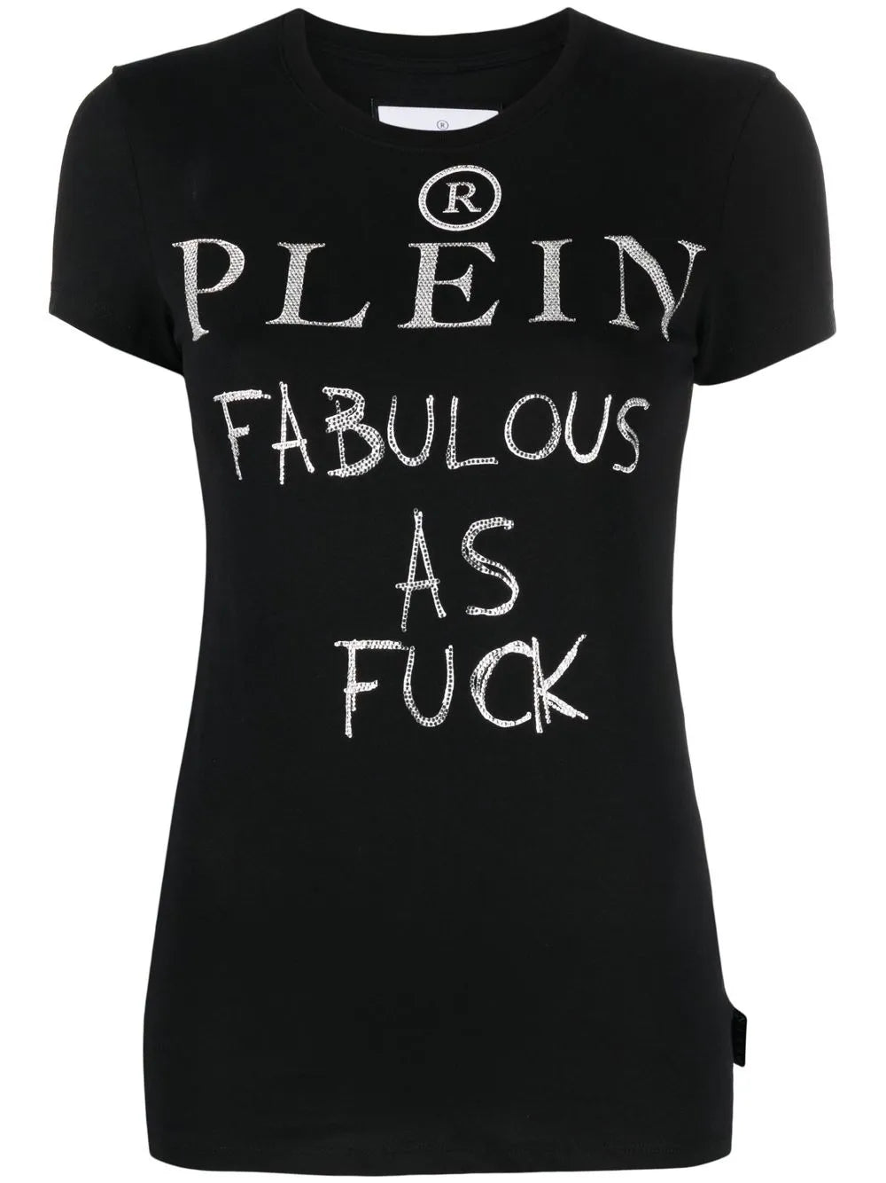 Sexy Pure Rhinestone-Embellished T-Shirt