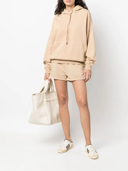 Boyfriend Rib-Trimmed Hoodie