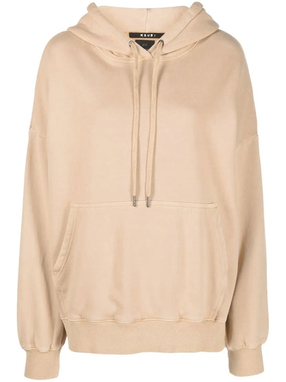 Boyfriend Rib-Trimmed Hoodie