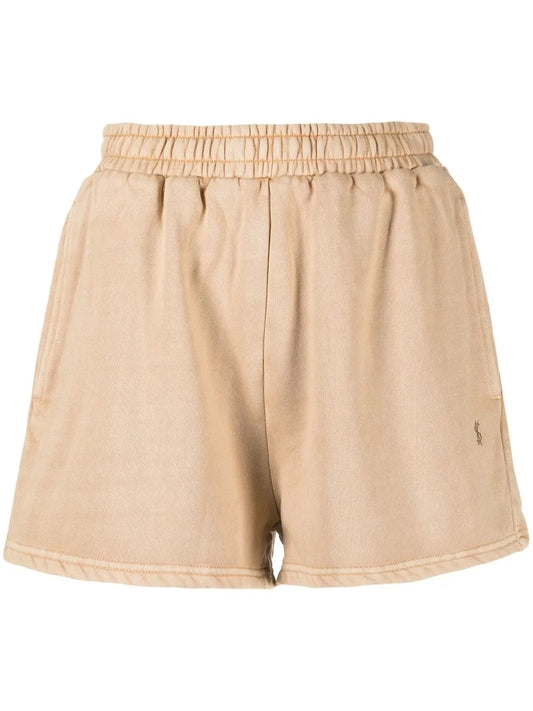 High-Waist Track Shorts