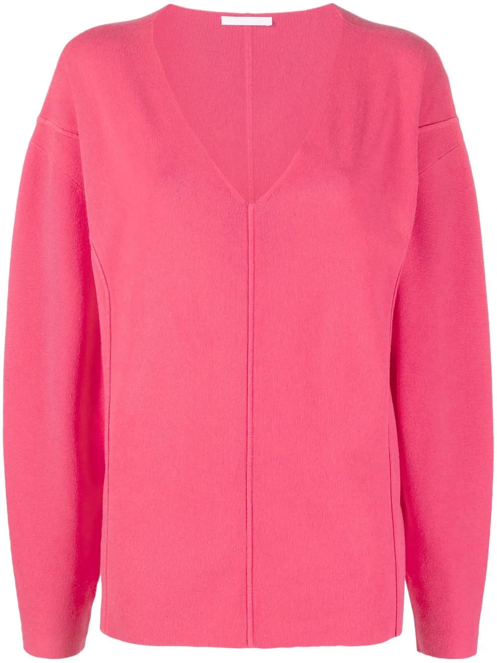 V-Neck Puff-Sleeve Jumper