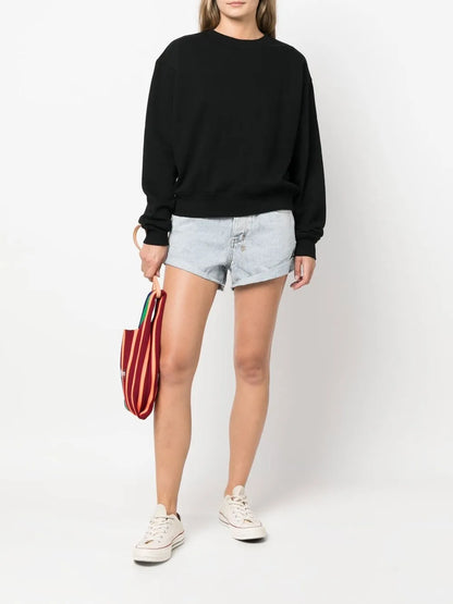 Relaxed-Cut Round-Neck Jumper