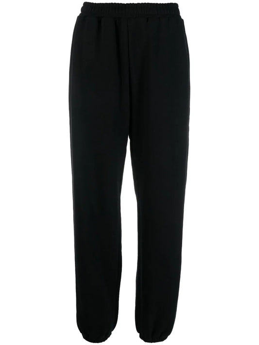 Elasticated-Waistband Detail Trousers