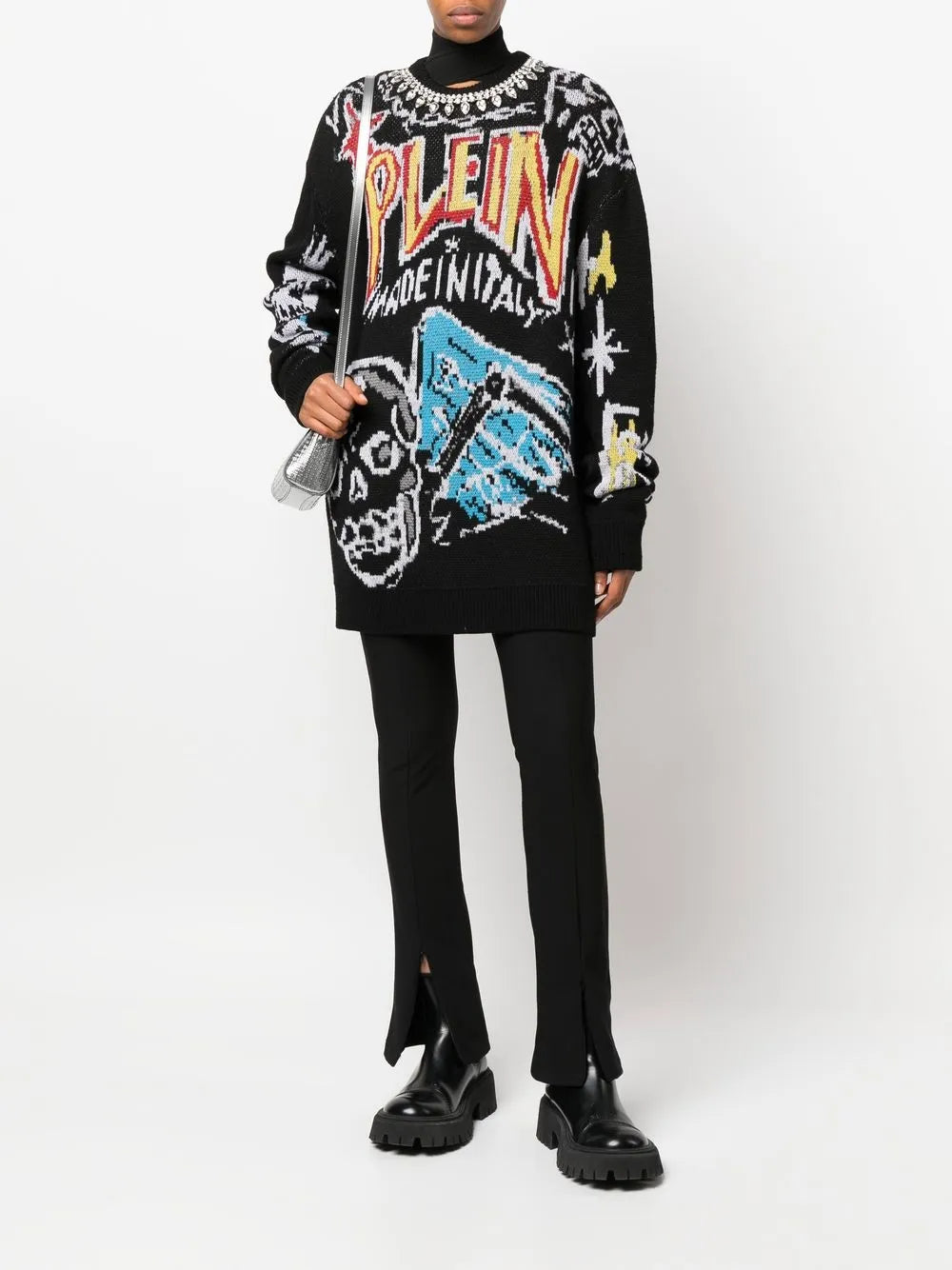 Grafitti-Print Sweatshirt