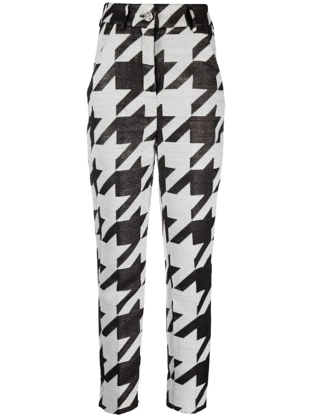Houndstooth-Check Trousers