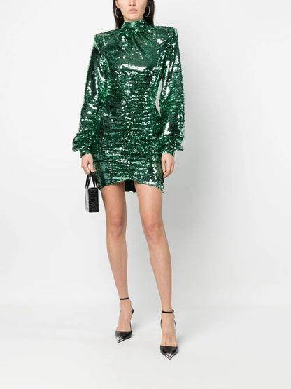 Sequin-Embellished Dress
