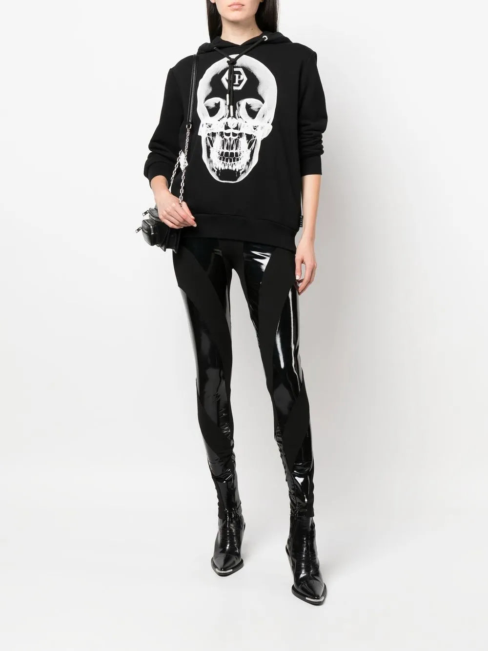 Contrasting Panel Leggings
