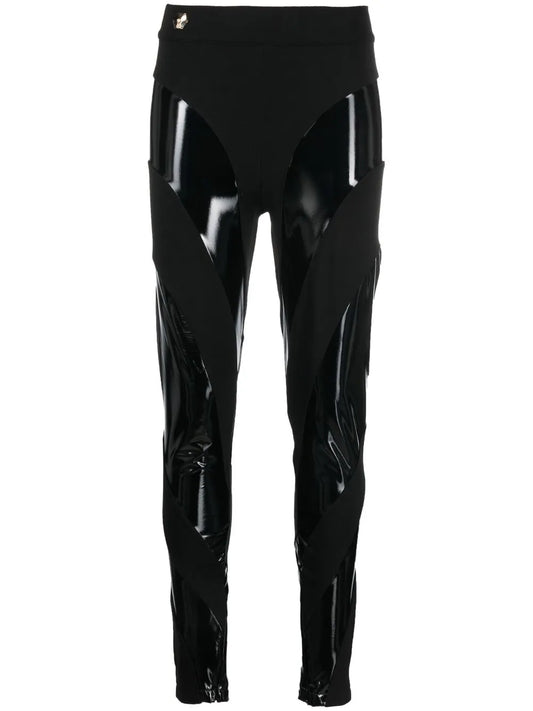 Contrasting Panel Leggings