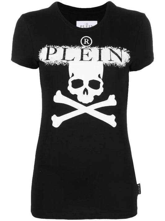Skull-Print Short-Sleeve T-Shirt