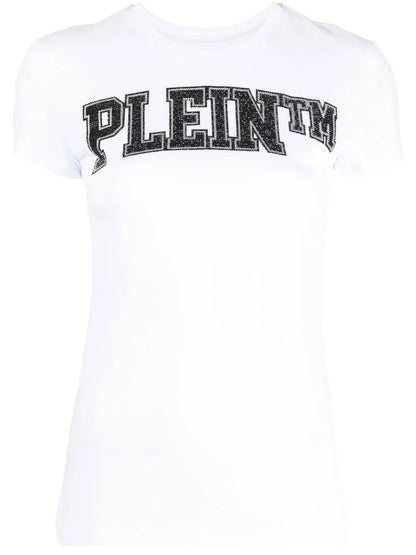 Sexy Pure Crystal Embellished T-Shirt