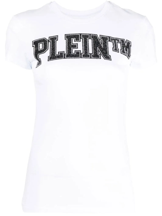 Sexy Pure Crystal Embellished T-Shirt