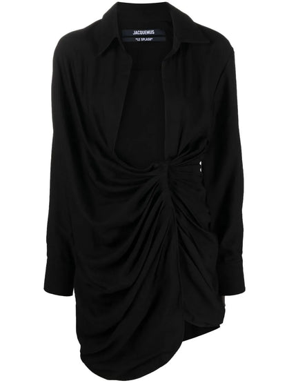 La Robe Bahia Draped Minidress