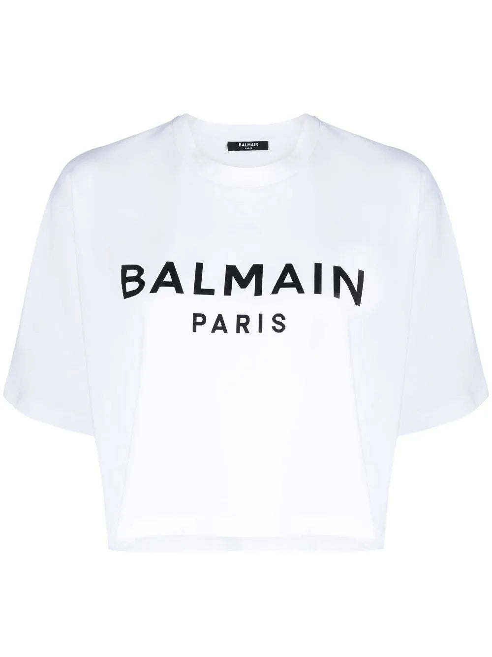 Cropped Logo-Print T-Shirt