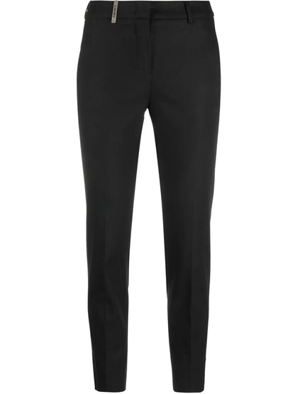 Cropped Slim-Fit Trousers