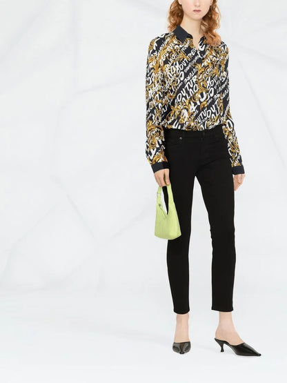 Baroque Graffiti-Print Shirt