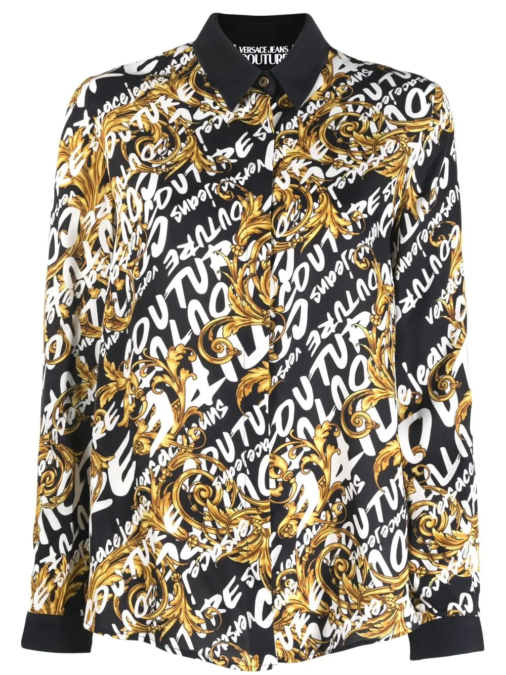 Baroque Graffiti-Print Shirt