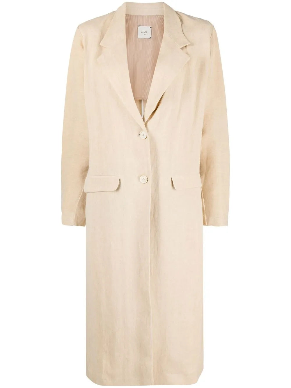 Single-Breasted Tailored Coat