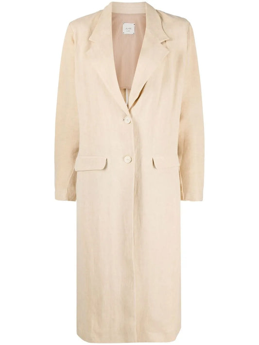 Single-Breasted Tailored Coat