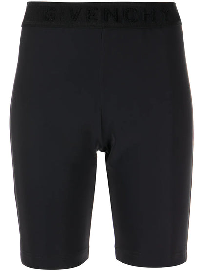 Logo-Waistband Biker Shorts
