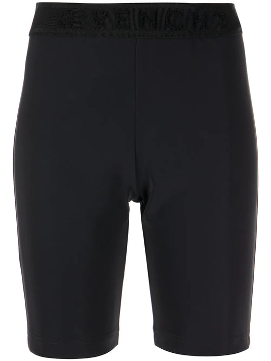 Logo-Waistband Biker Shorts