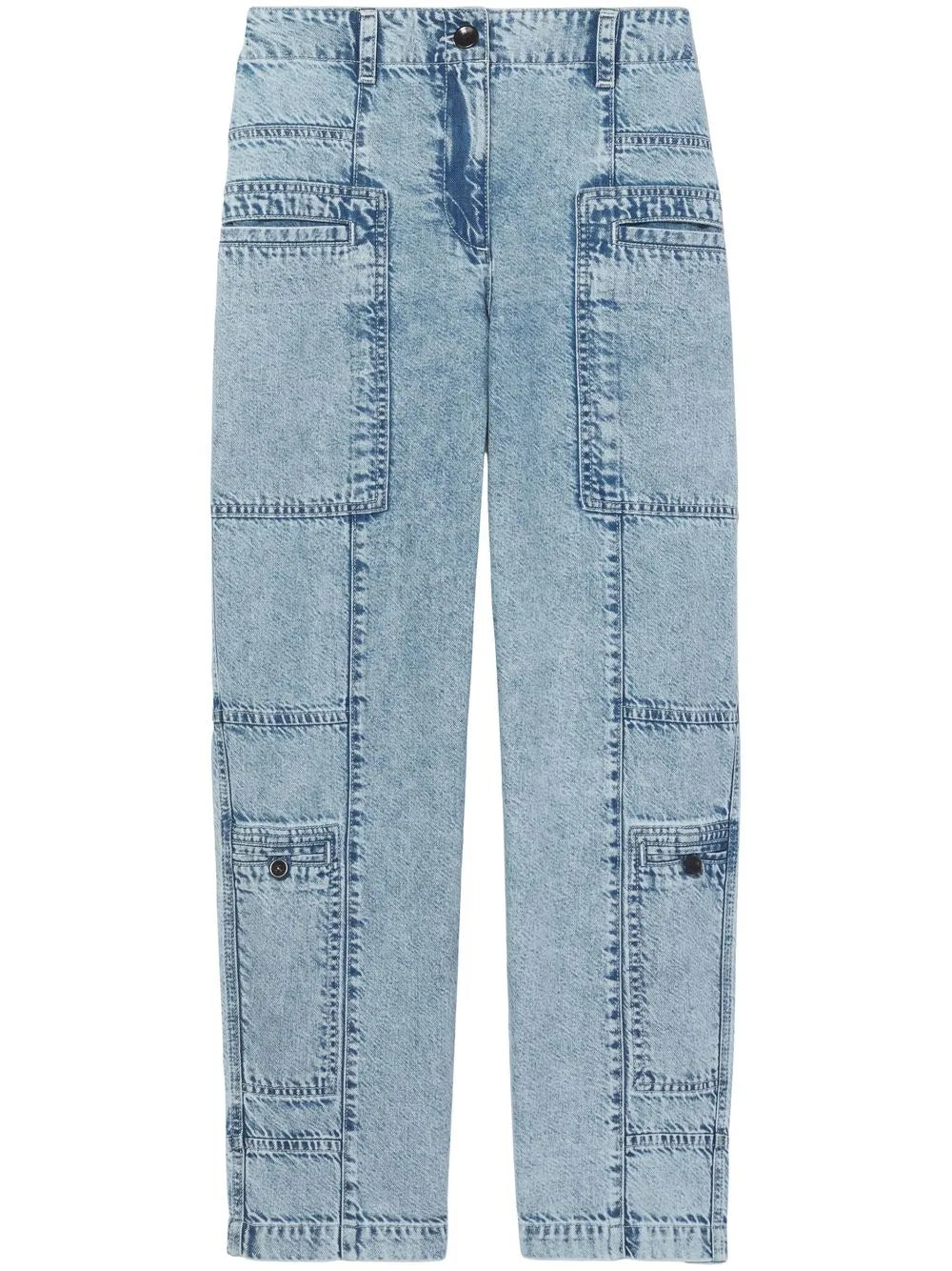 High-Rise Straight-Leg Jeans
