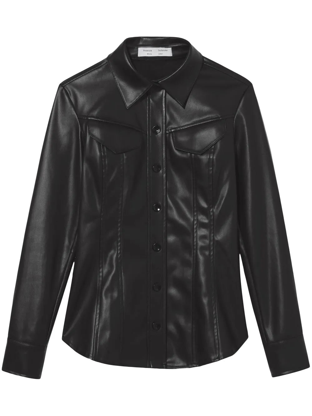 Long-Sleeved Tapered Shirt