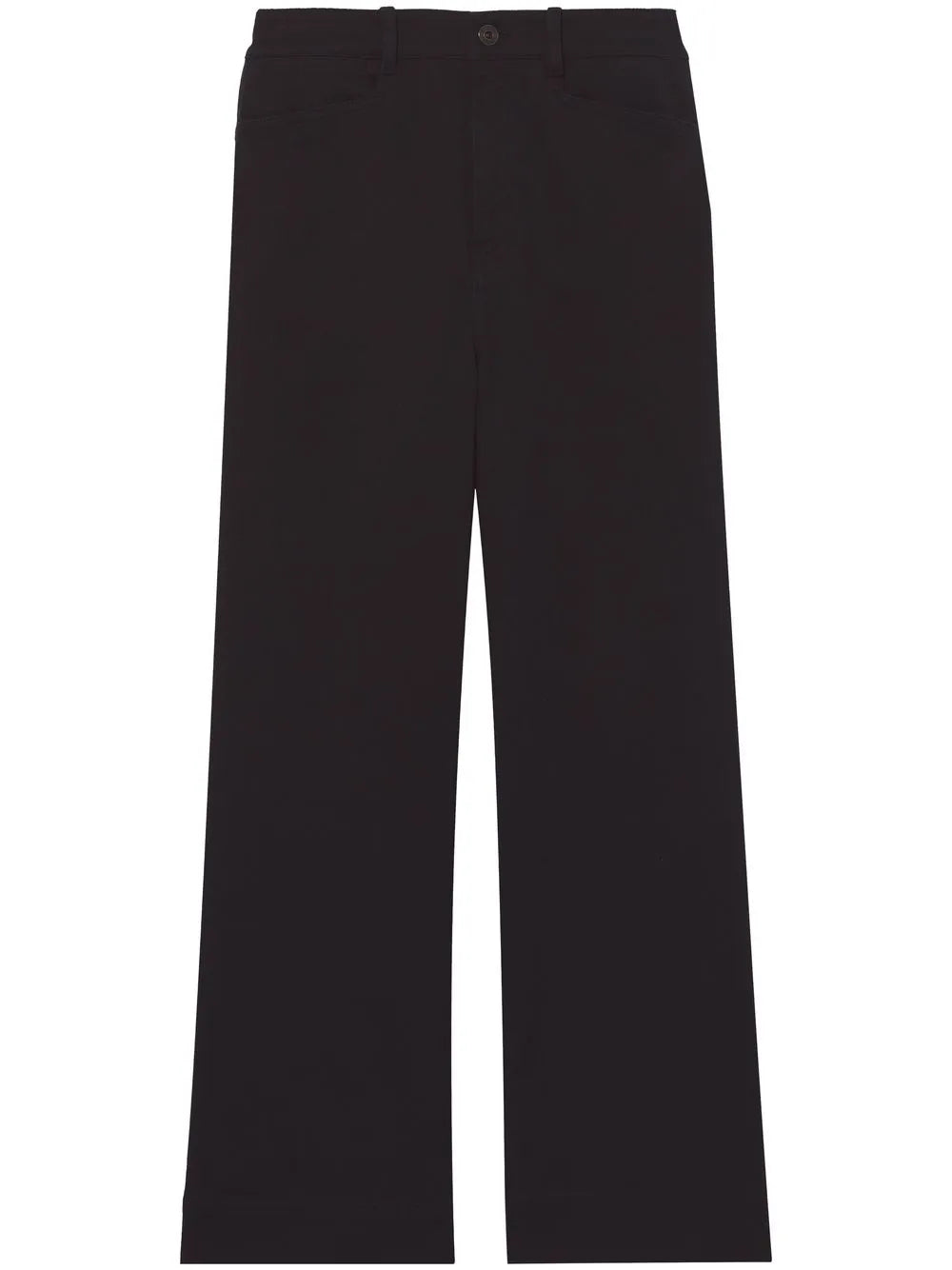 Cropped Cotton Twill Culottes