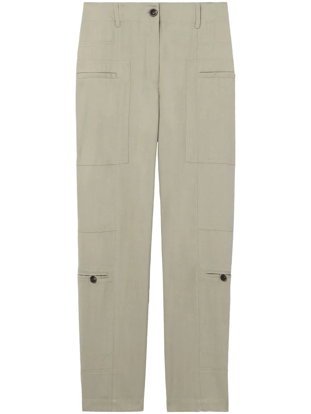 Tapered Pocket-Detail Trousers