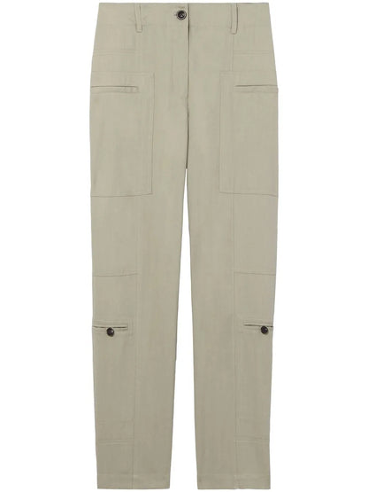 Tapered Pocket-Detail Trousers