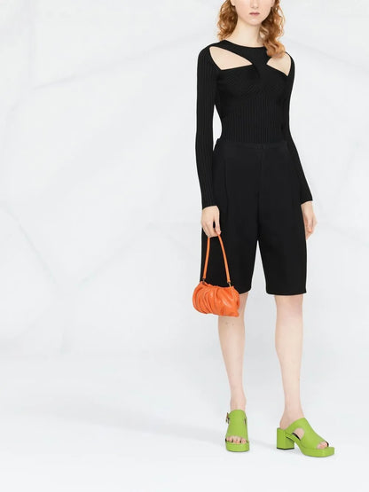Cut-Out Knitted Top
