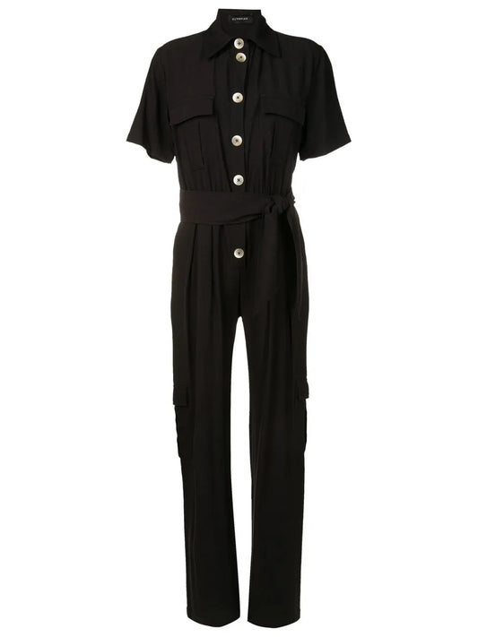 Short-Sleeve Jumpsuit