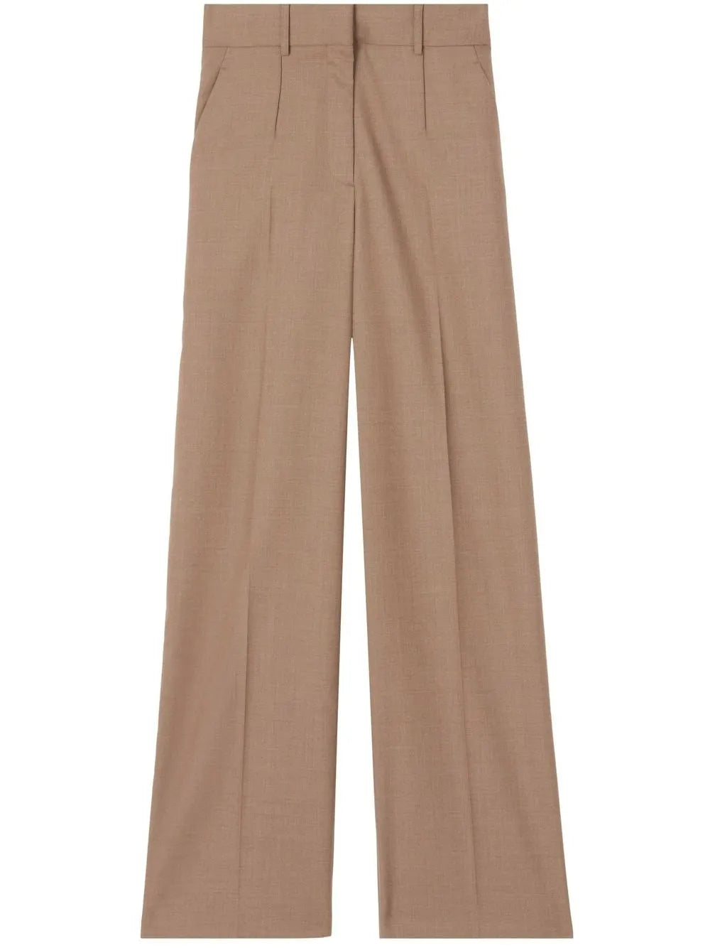 Wide-Leg Wool Trousers
