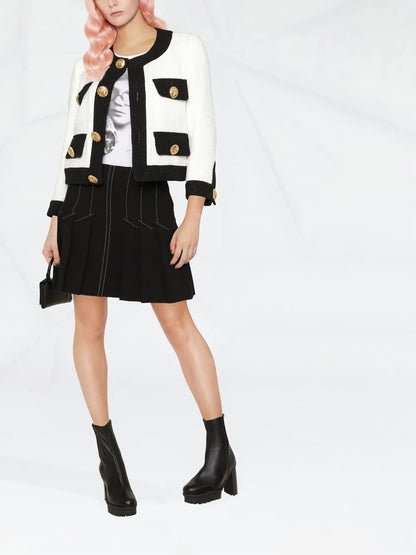 Cropped Tweed Jacket