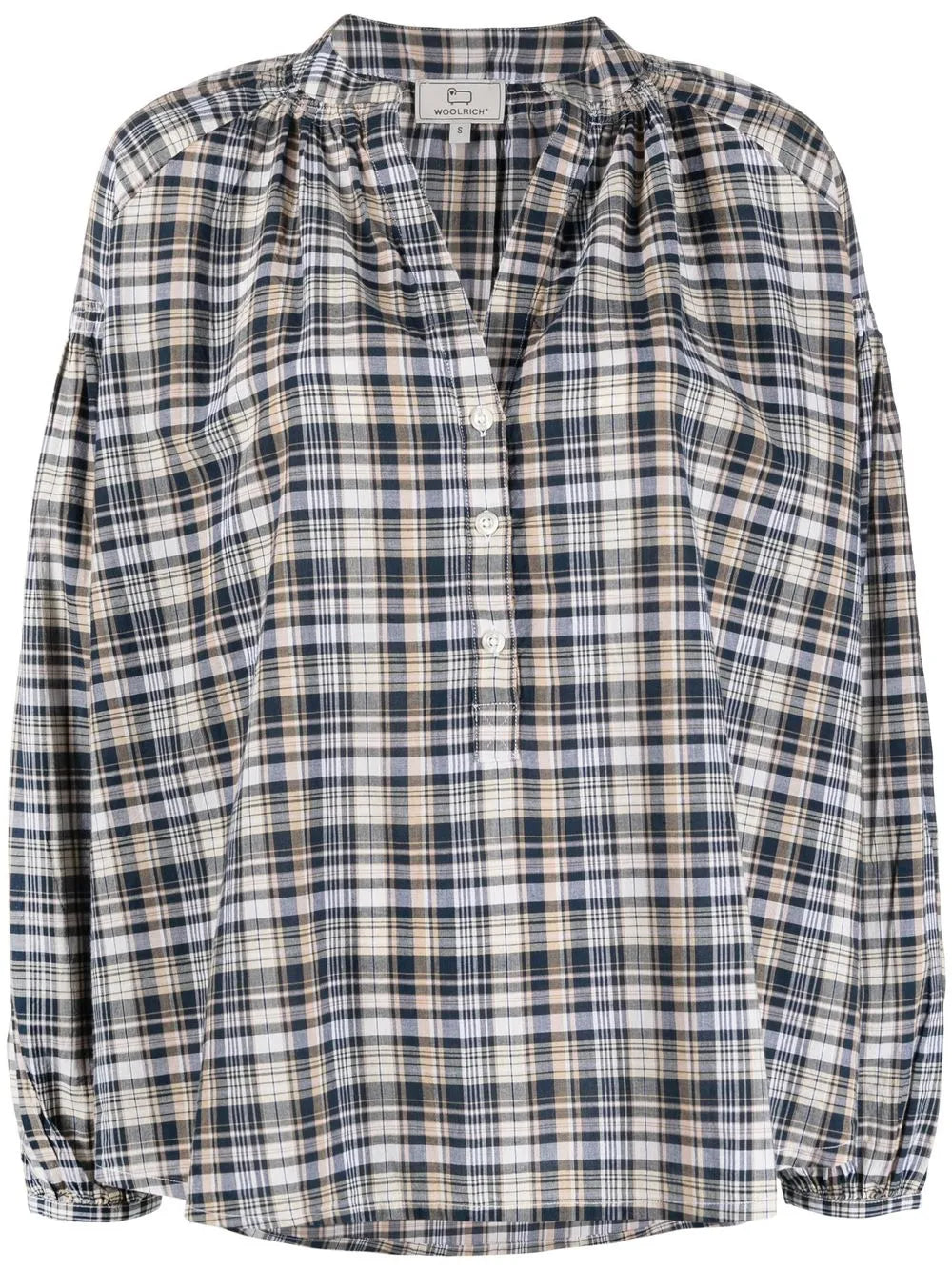 Plaid Check Button-Up Shirt