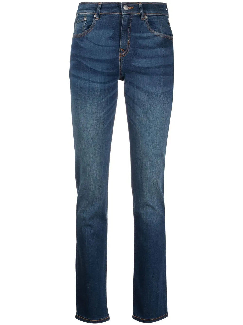 Faded Slim-Leg Jeans