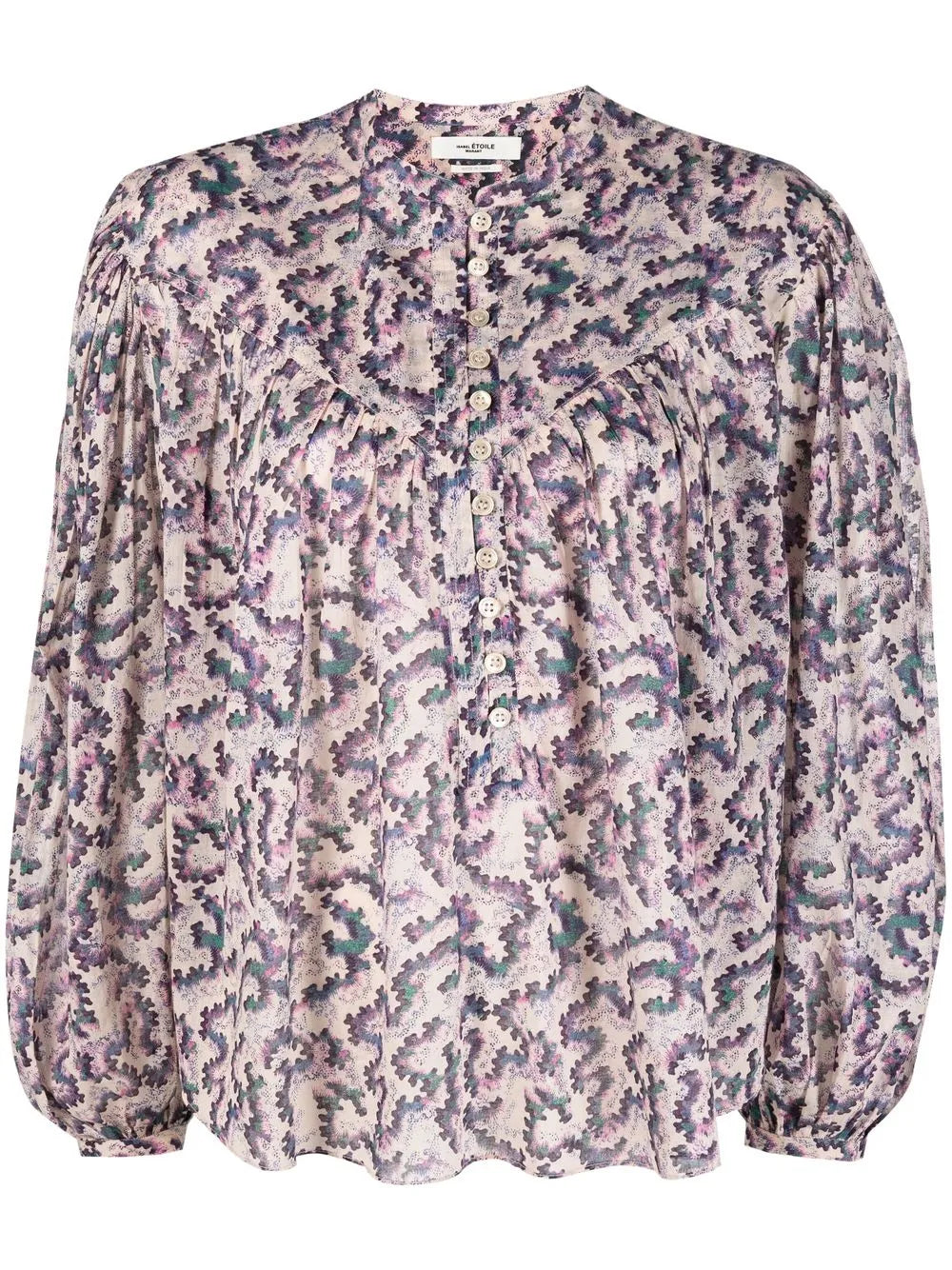 Salika Abstract-Print Blouse