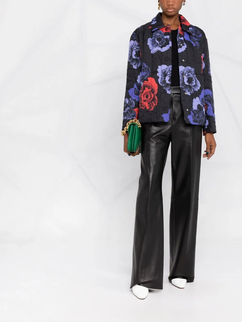 Floral-Print Jacket