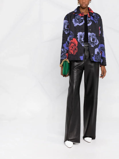 Floral-Print Jacket