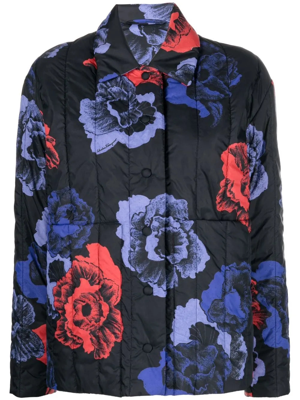 Floral-Print Jacket