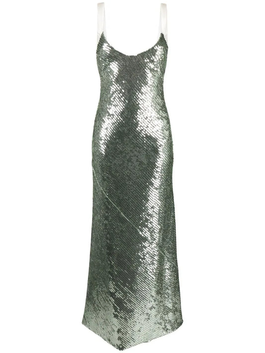 Beating Heart Sequin-Embellished Gown
